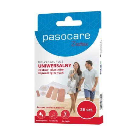 Pasocare Universal Plus Plasters Set Of 26 - Long Expiry Date