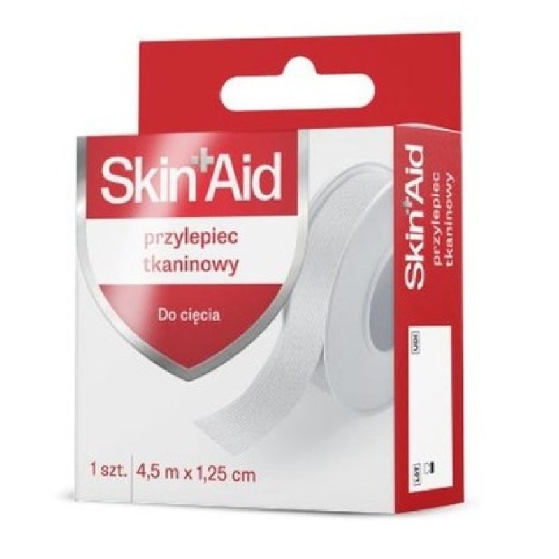 Skin Aid Fabric Plaster Roll 4.5m x 1.25cm