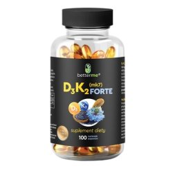 Betterme D3 K2 Mk7 Forte Dietary Supplement 100 Capsules