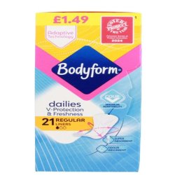Bodyform Pantyliner Normal Multi 21s Pmp 149