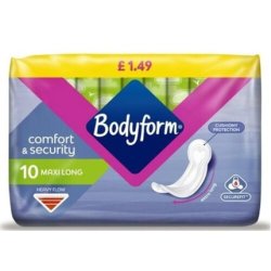 Bodyform Maxi Long 10 Pads