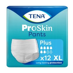 Tena Pants Proskin Incontinence Pants Plus Xl - 12 Pieces