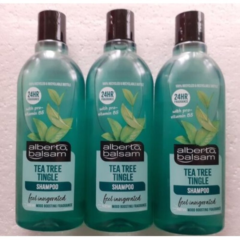 Alberto Balsam Tea Tree Sparkling Shampoo with Pro-Vitamin B5 300ml