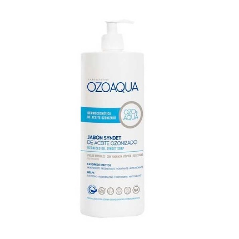 Ozoaqua Syndet Ozone Oil Gel 1000ml for Dry Atopic and Irritated Skin