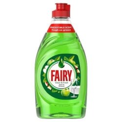 Fairy Clean & Fresh Apple & Rhubarb Dishwashing Liquid 320ml
