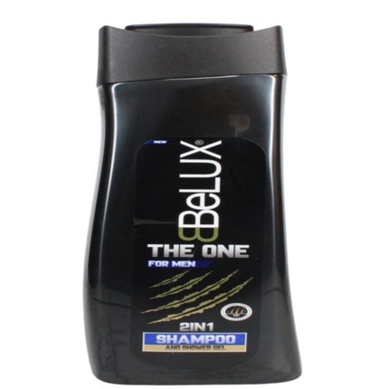 Belux 2 In 1 Shampoo For Men Black 600ml