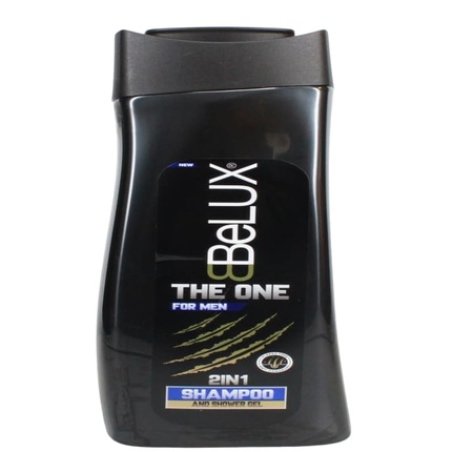 Belux 2 In 1 Shampoo For Men Black 600ml