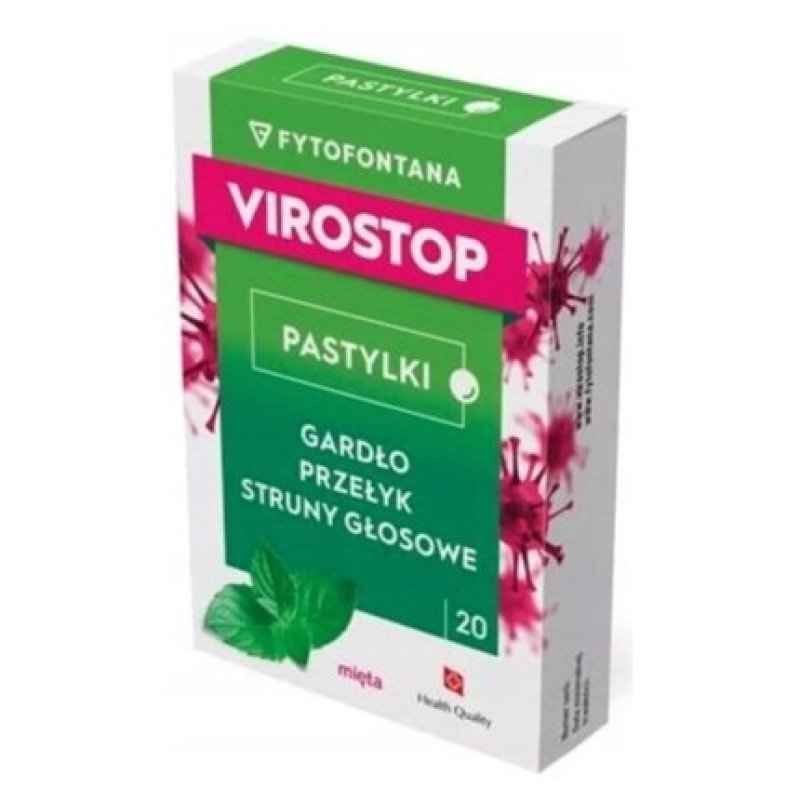 Fytofontana Virostop Mint Lozenges 20 Pcs