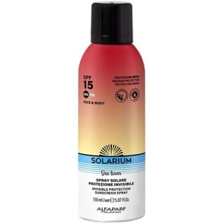 Solarium Sun Protection Spray Invisible Protection for Face and Body SPF 15