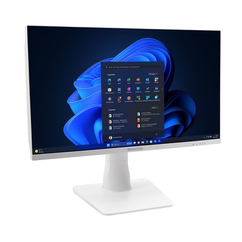 bluechip BUSINESSline AIO2350 *white* Intel Core™ i5 Prozessor 14400 / bis zu 4.70 GHz, Windows 11 Pro, 23,8" LED