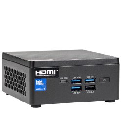 bluechip BUSINESSline L3161 *Green* Intel Core Ultra 5 125H 16 Go DDR5-SDRAM 500 Go SSD Windows 11 Pro Mini PC Noir