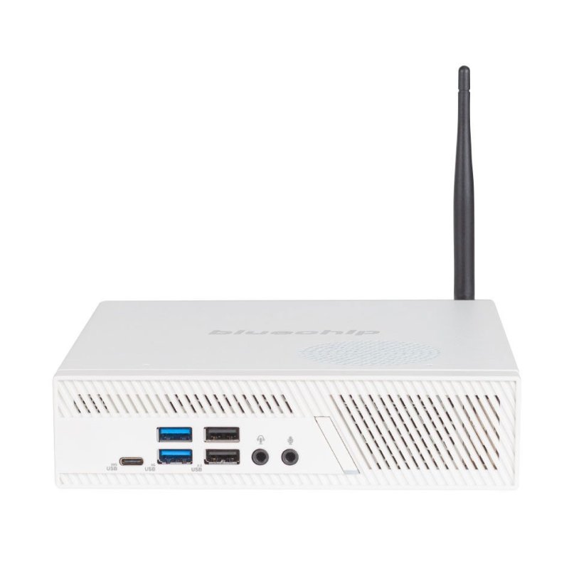 bluechip BUSINESSline S3137 Intel Core™ i3 i3-14100 8 Go DDR5-SDRAM 500 Go SSD Windows 11 Pro Mini PC Blanc