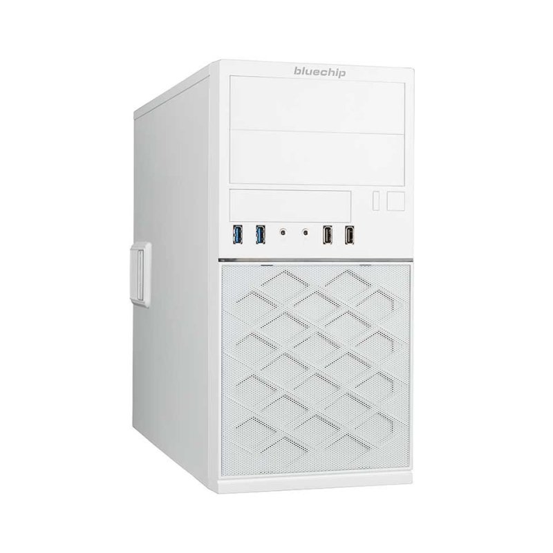 bluechip BUSINESSline T3200 *white* Intel Core™ i3 i3-14100 8 Go DDR4-SDRAM 500 Go SSD Windows 11 Pro Mini Tower PC