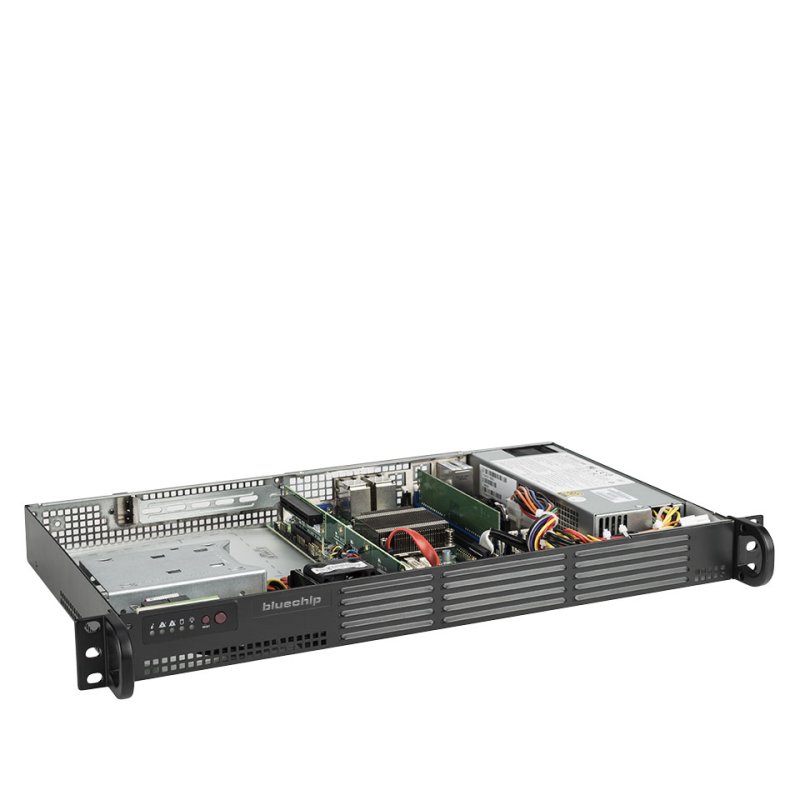 bluechip SERVERline R11201s serveur 480 Go Rack (1 U) Intel Atom C3558 2,2 GHz 16 Go DDR4-SDRAM 200 W