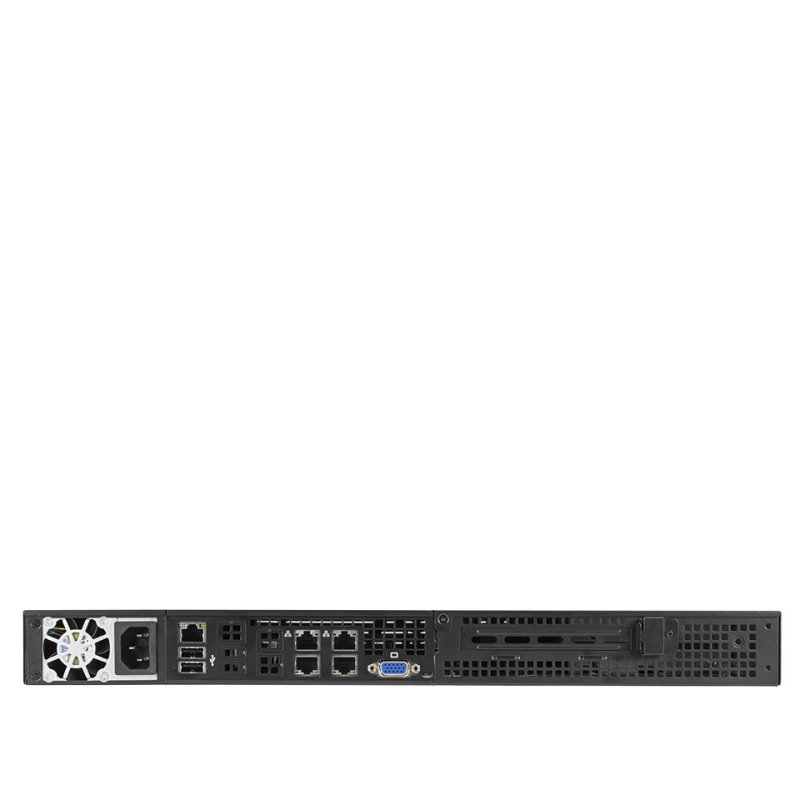 Server bluechip SERVERline R11201s 1HE Rack. Atom C3558 16 GB DDR4. 480 GB SSD. 4 x Gigabit Ethernet