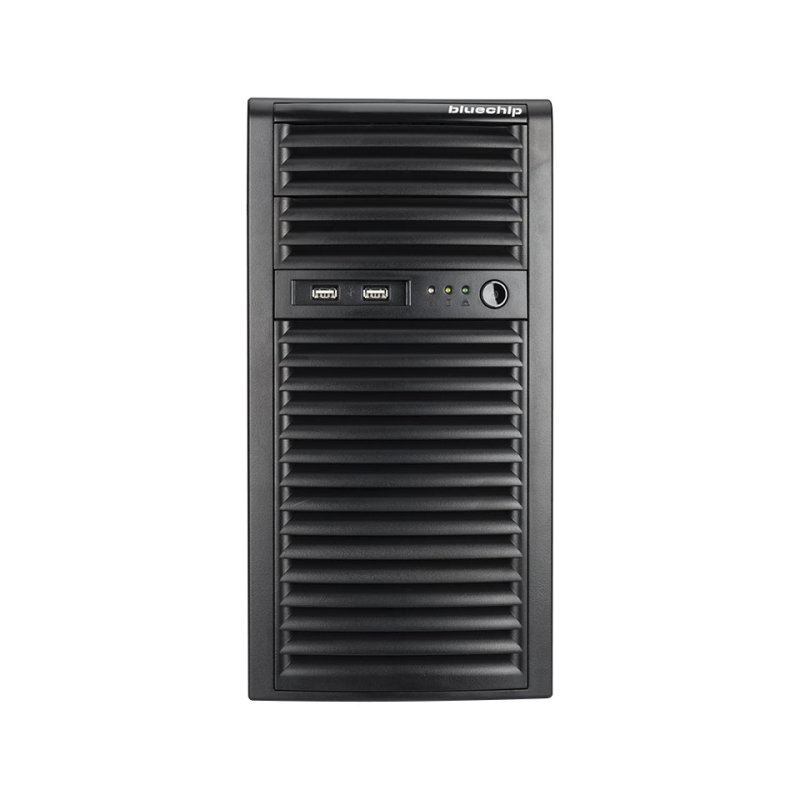 Server bluechip SERVERline T10301s Tower Atom C3558 16 GB DDR4. 960 GB SSD. 4 x Gigabit Ethernet