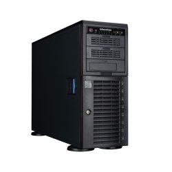 Server bluechip SERVERline T30336a Silent/Quiet-Server. Tower. E-241 32GB 2x480GB SSD. 2 x Gigabit Ethernet