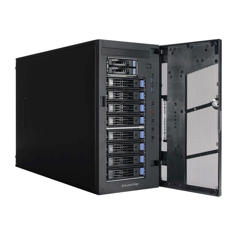 bluechip SERVERline T40322s serveur 1,92 To Tower Intel Xeon Silver 4410Y 2 GHz 32 Go DDR5-SDRAM 500 W