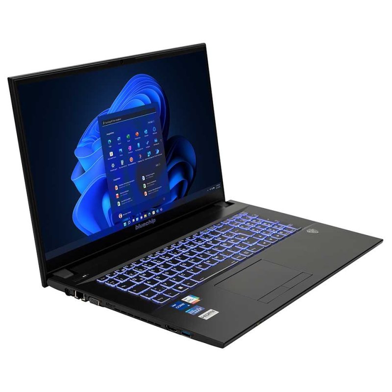 bluechip TRAVELline 17W4 EDU i5-1335U W11Pro 17.3" 16GB 500GB SSD DVD±RW. Militärstandard