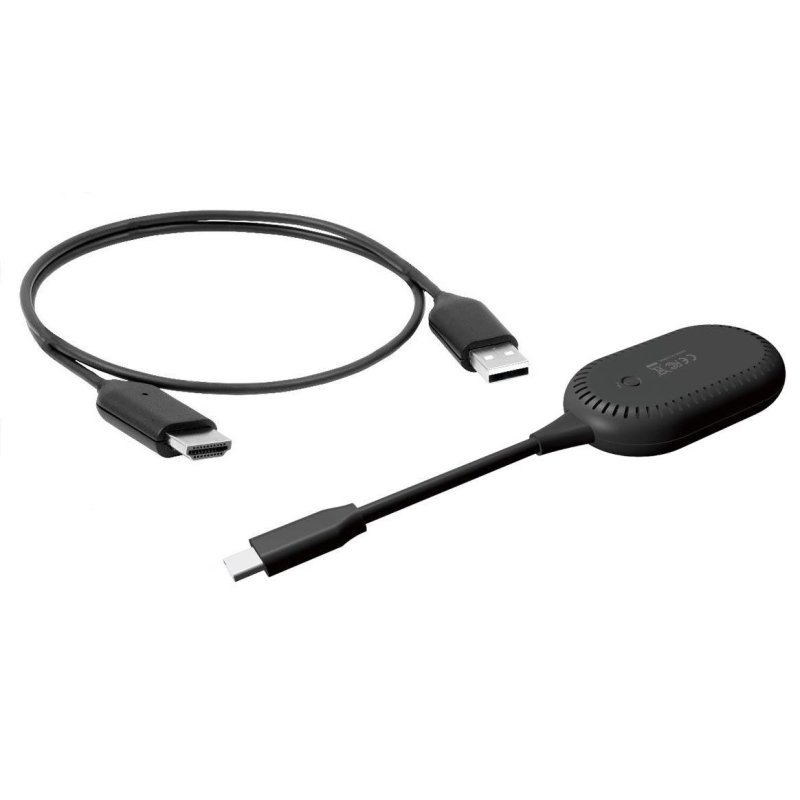 bluechip Wireless Display Dongle HDMI (NWD6000) Wireless Display Dongle USB-C (DP Alt Mode) auf HDMI (1× USB-A, 5V