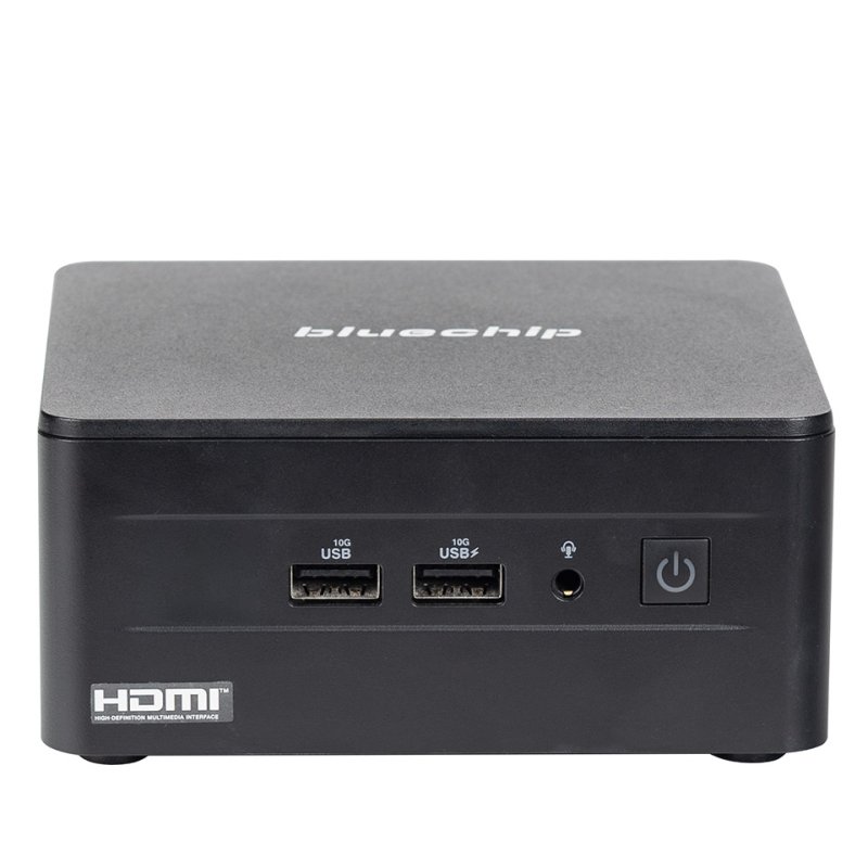 bluechip BUSINESSline M1375 Intel Core™ i7 i7-1360P 16 Go DDR4-SDRAM 500 Go SSD Windows 11 Pro Mini PC Noir