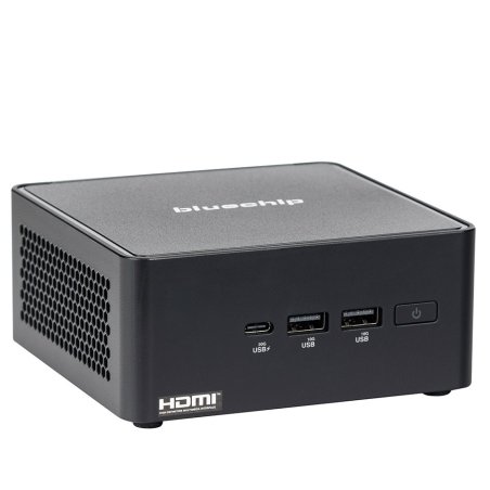 bluechip BUSINESSline M1435 Intel Core 3 100U 8 Go DDR5-SDRAM 500 Go SSD Windows 11 Pro Mini PC Noir