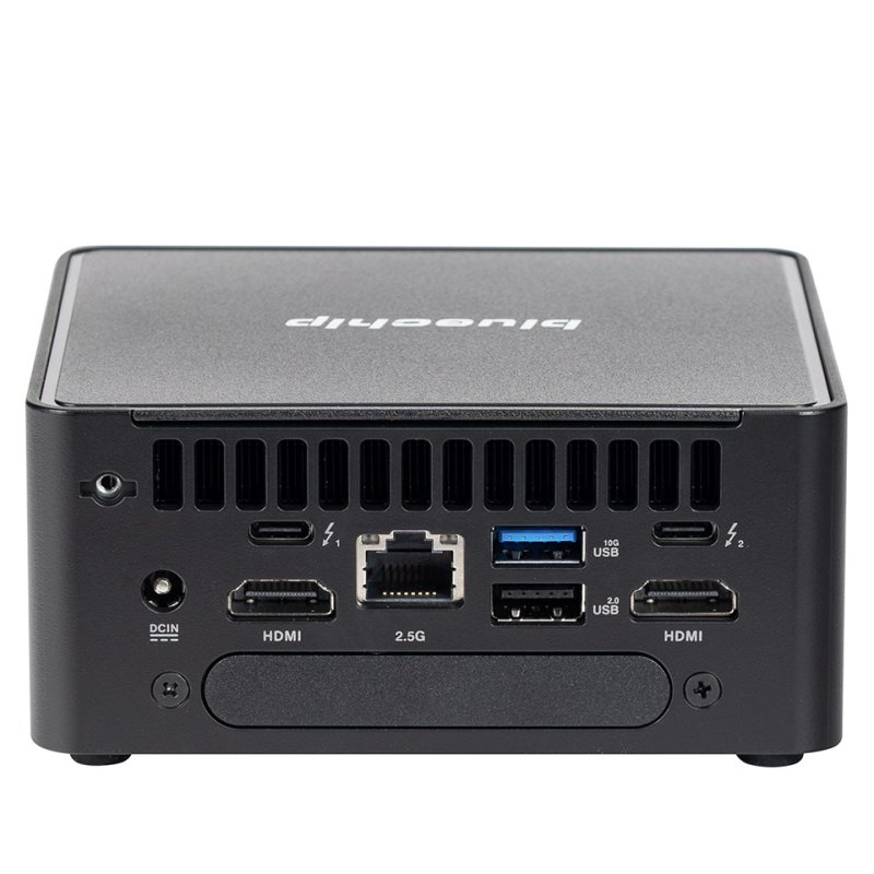 bluechip BUSINESSline M1435 Intel Core 3 100U 8 GB DDR5-SDRAM 500 GB SSD Windows 11 Pro Mini PC Black