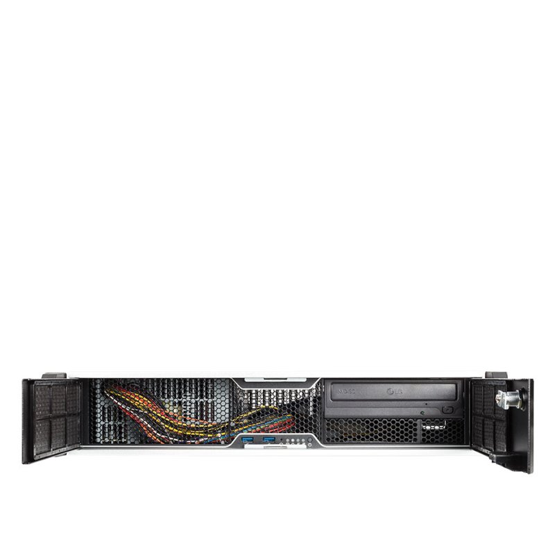 bluechip INDUSTRYline R5224 Intel Core™ i5 i5-12400 16 Go DDR5-SDRAM 500 Go SSD Windows 11 Pro Rack (2 U) PC Noir