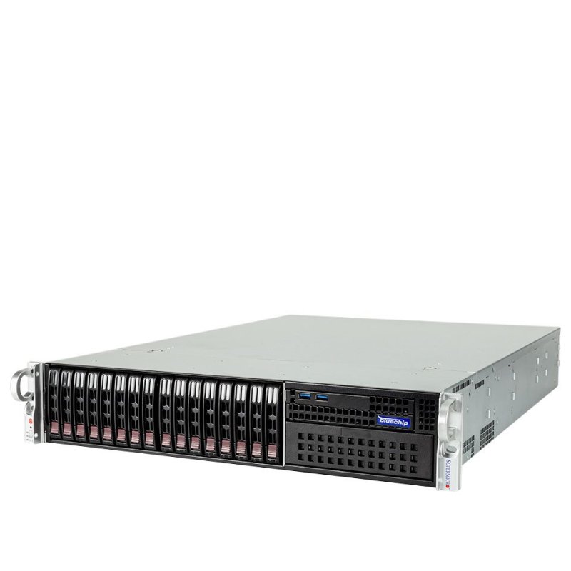 Server bluechip SERVERline R42201s 2HE Rack, AMD EPYC 7313P 32GB 2x480GB SSD, TPM-Modul