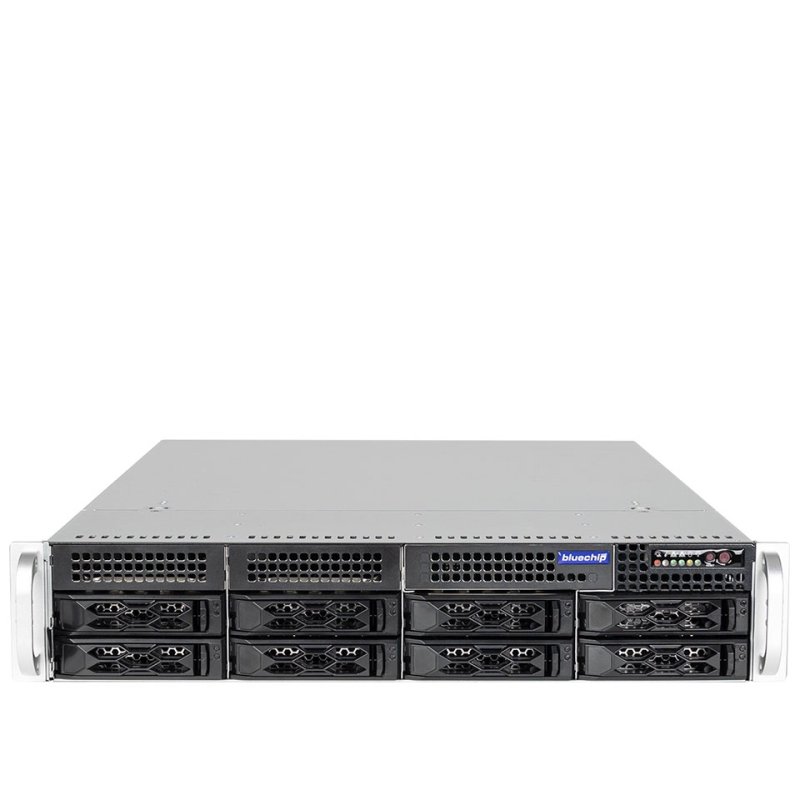 bluechip SERVERline R42314s 2HE Rack, AMD EPYC™ 7313P Prozessor / bis zu 3.70 GHz, TPM-Modul, 32 GB DDR4, 2 x 480 GB