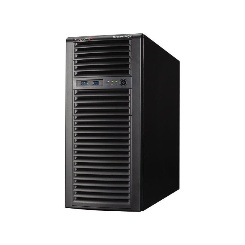 Server bluechip SERVERline T40308s Silent/Quiet-Server, Tower Xeon 4310 32GB 2x480GB SSD, 2 x Gigabit Ethernet