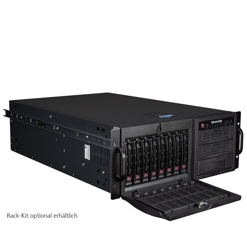 Server bluechip SERVERline T40312s Silent/Quiet-Server, Tower, AMD EPYC™ 7313P 32GB 2x960GB SSD