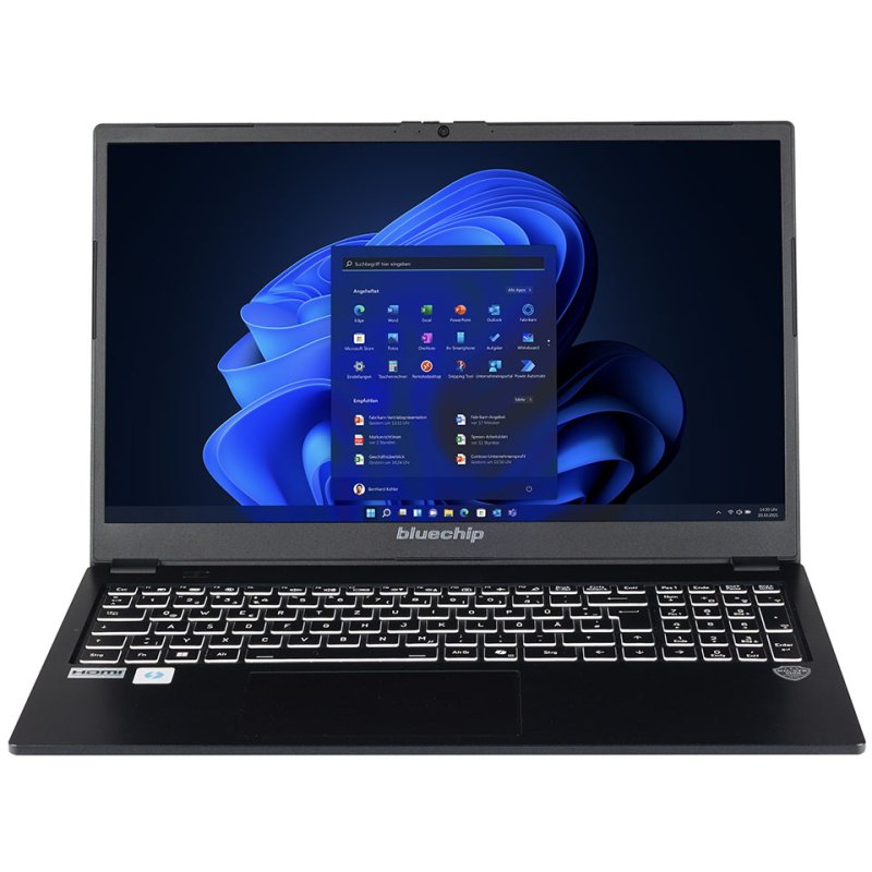 bluechip TRAVELline B15W60 Intel Core 5 120U Ordinateur portable 39,6 cm (15.6") Full HD 16 Go DDR4-SDRAM 500 Go SSD