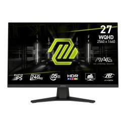 MAG 274QFDE X24 (68.6 cm (27 Zoll), schwarz, WQHD, Rapid-IPS, HDR, Adaptive-Sync, 240Hz Panel)