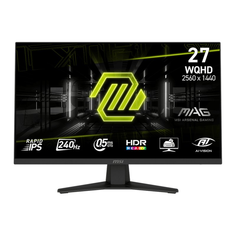 MSI MAG 274QFDE X24 computer monitor 68.6 cm (27") 2560 x 1440 pixels Wide Quad HD LCD Black