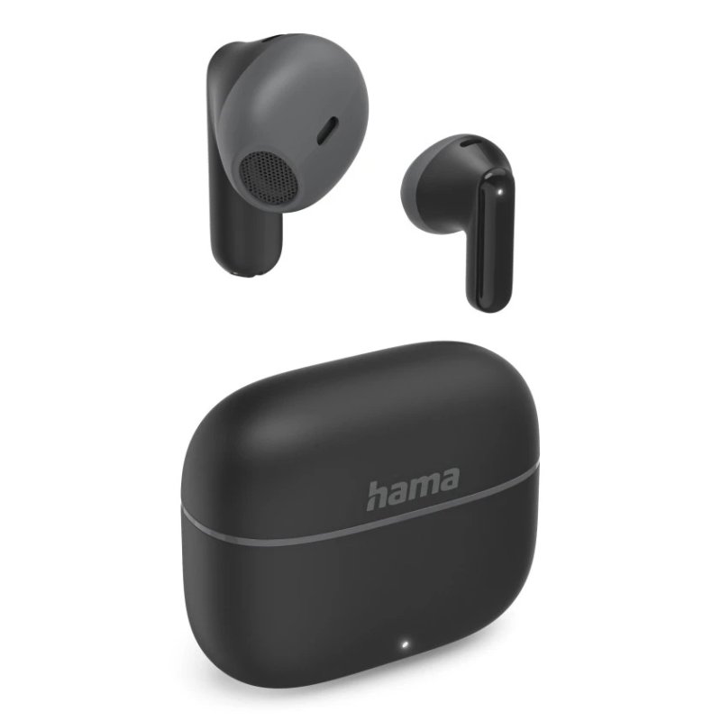 Hama (Freedom Light II) Bluetooth True Wireless Earbuds with Microphone, Touch/Voice Control, 20 Hour Battery,