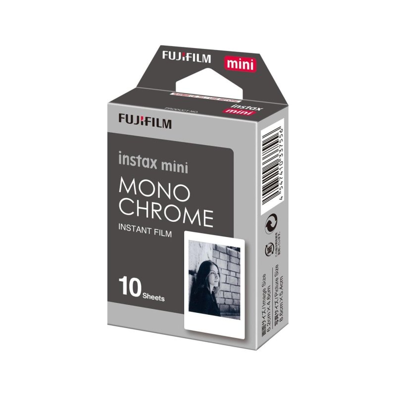 Fuji - Instax Mini Film Monochrome 10-Pack