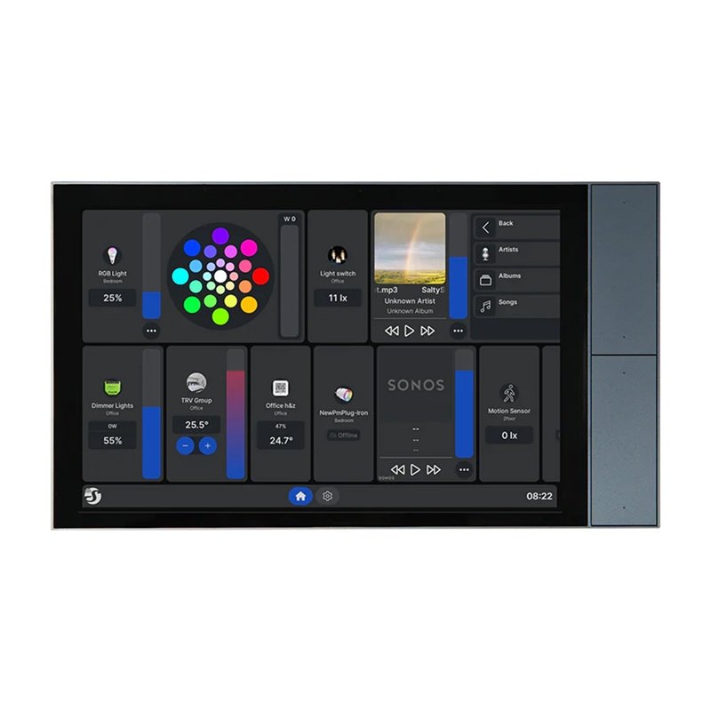Control Panel 10.1” Shelly Wall Display XL WiFi/BLU (grey)