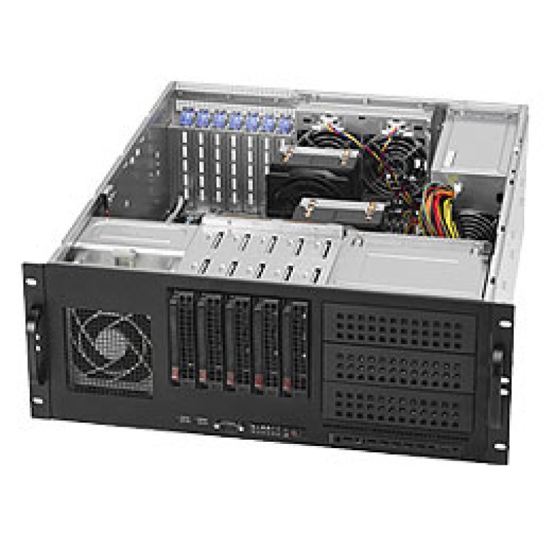 Supermicro SuperChassis 842TQ-665B Support Noir 665 W
