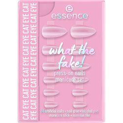 Essence what the fake! PRESS ON NAIL Ongles des mains Rose Monochromatique 12 pièce(s) Boîte