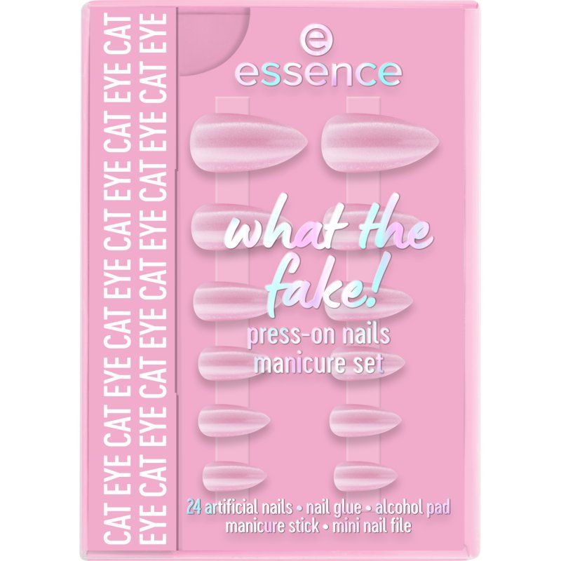 Essence what the fake! PRESS ON NAIL Finger nails Pink Monochromatic 12 pc(s) Box