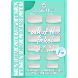 Essence What The Fake Press-On Nails Manicure Set No. 04 White