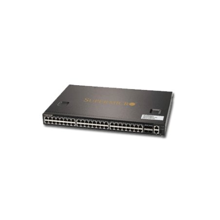 Supermicro SSE-G3648BR commutateur réseau Géré L2/L3 Gigabit Ethernet (10/100/1000) 1U Noir