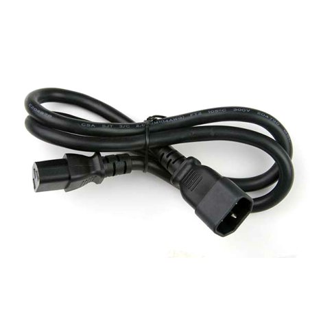 Supermicro CBL-PWCD-0578 power cable Black 0.9 m C14 coupler C13 coupler
