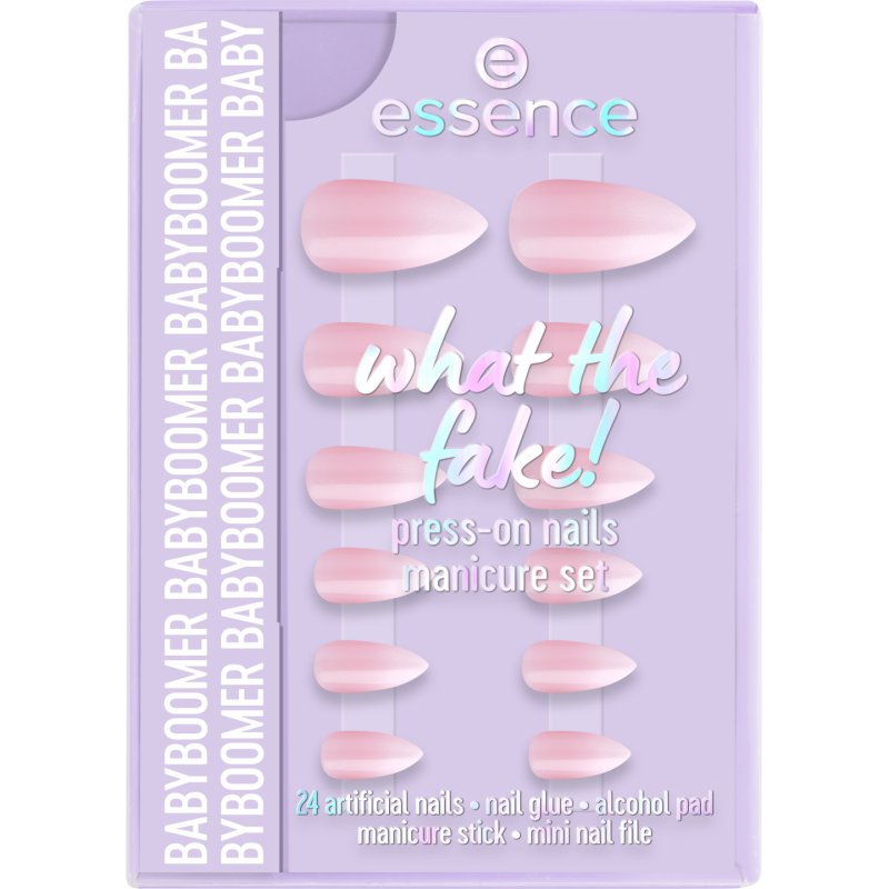 Essence What The Fake Press-On Nails Manicure Set No. 03 Nude