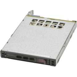 Supermicro MCP-220-81504-0N Obturateur de baie de lecteur 2.5" Panneau de support Noir, Métallique