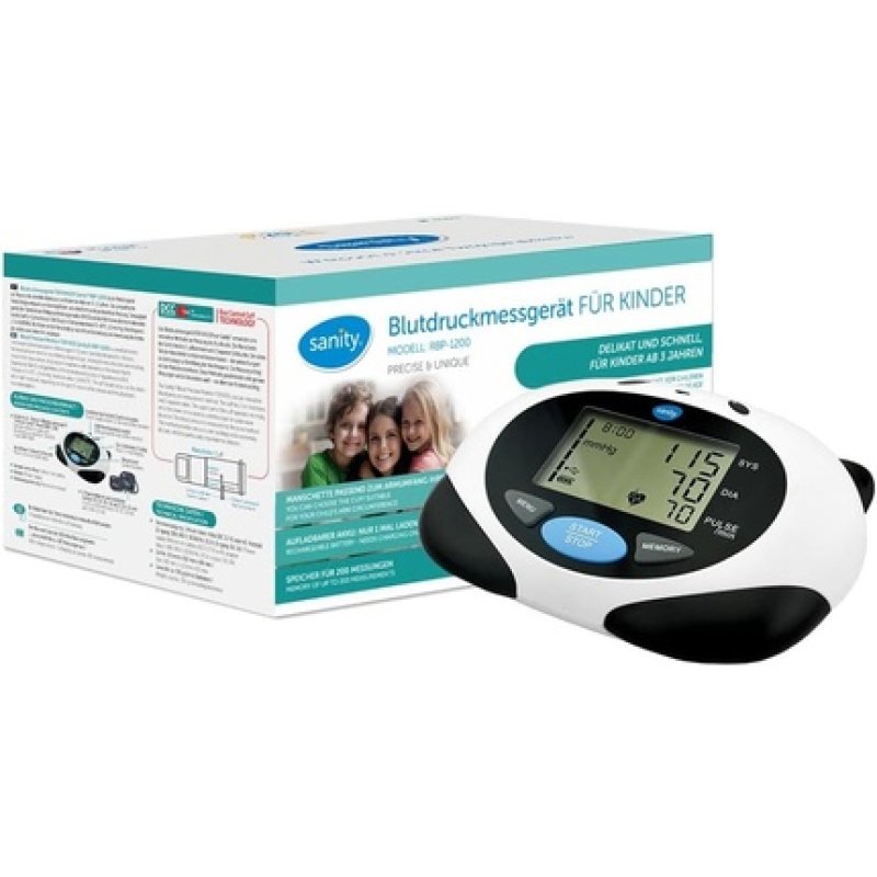 Sanity Blood Pressure Monitor for Children Upper Arm Fast & Precise