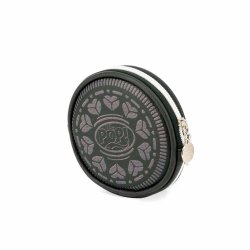 Porte-monnaie rond Black Cooki