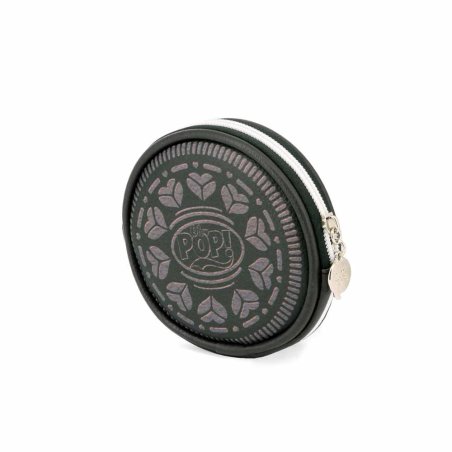 Porte-monnaie rond Black Cooki