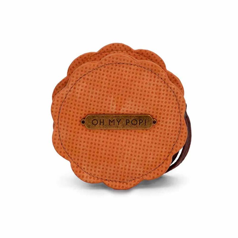OH MY POP! - Biscuit - Porte-monnaie rond 10x4cm